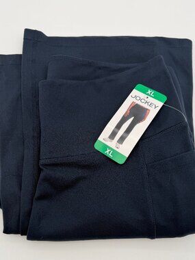 JOCKEY  Studio Stretch Flare Pant  NWT  XL  Navy  Inseam 31"